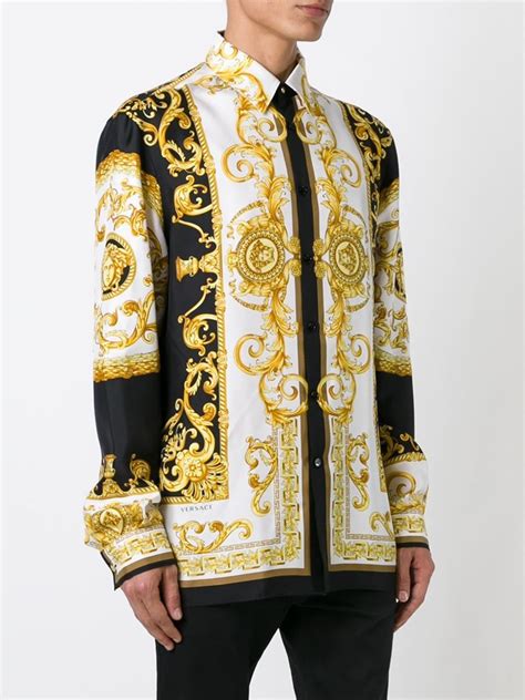 versace shirt boy|Versace style shirts for men.